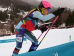 Slovenská skialpinistka Marianna Jagerčíková počas pretekov miešaných štafiet v skialpinizme.