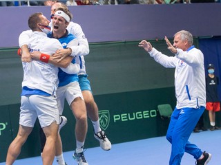 Slovenskí tenisti v Davisovom pohári.