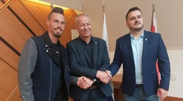 Zľava Marek Hamšík, Ján Nosko a Peter Krnáč.