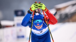 Šimon Adamov počas pretekov IBU Cupu v Osrblí 2026.