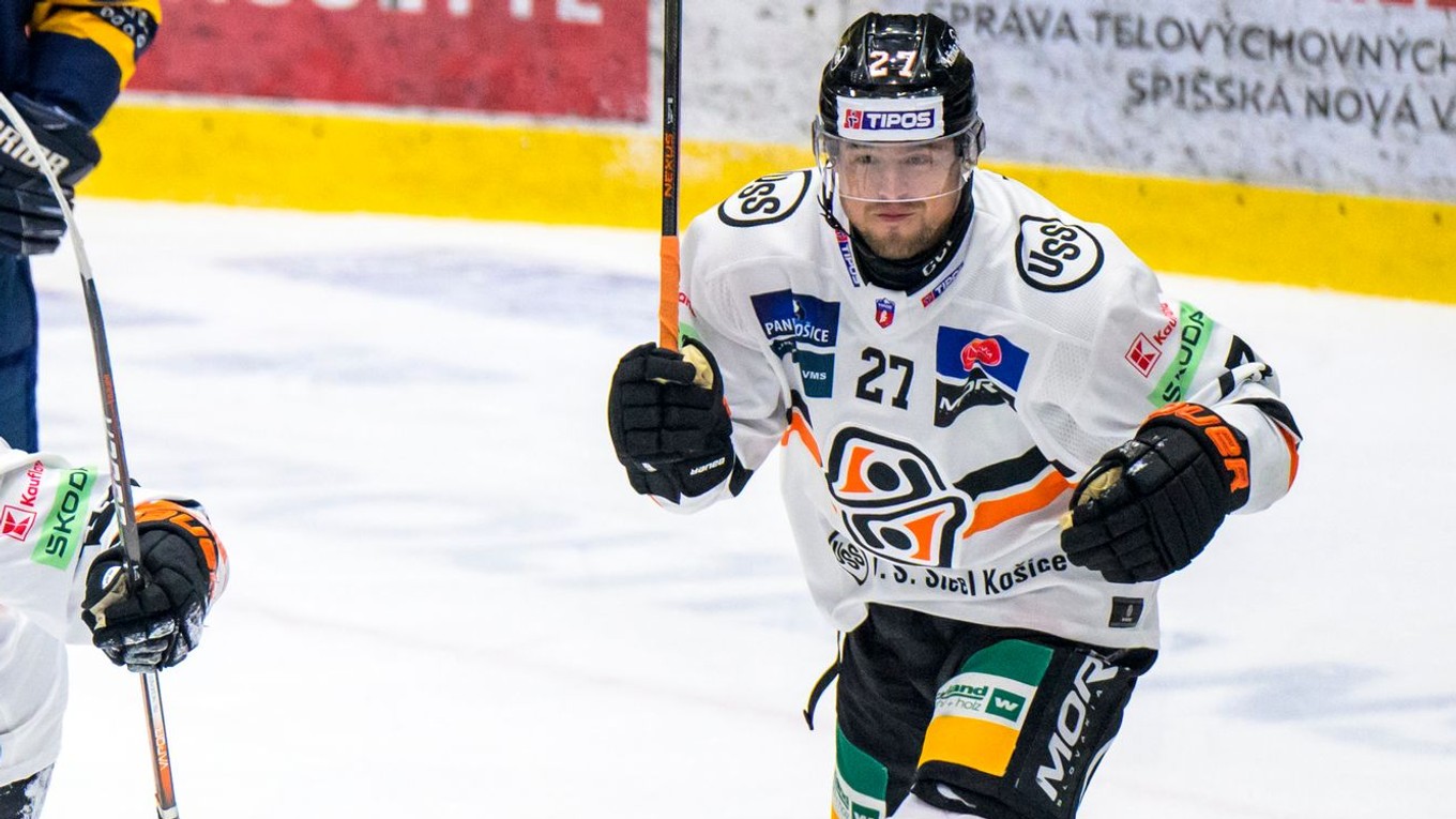 Tomáš Zigo v drese HC Košice.