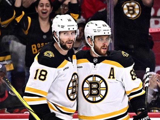 Pavel Zacha a David Pastrňák