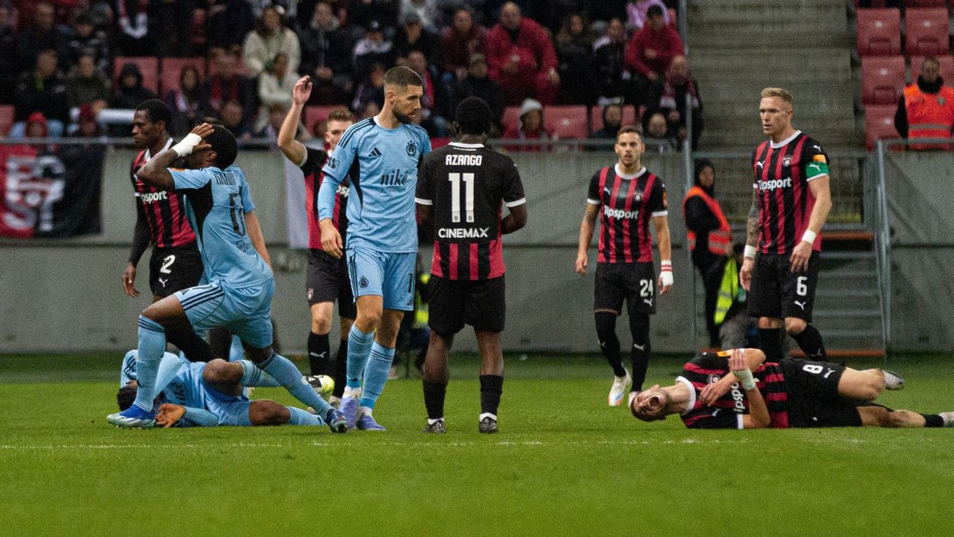 Fotka z derby FC Spartak Trnava - ŠK Slovan Bratislava.