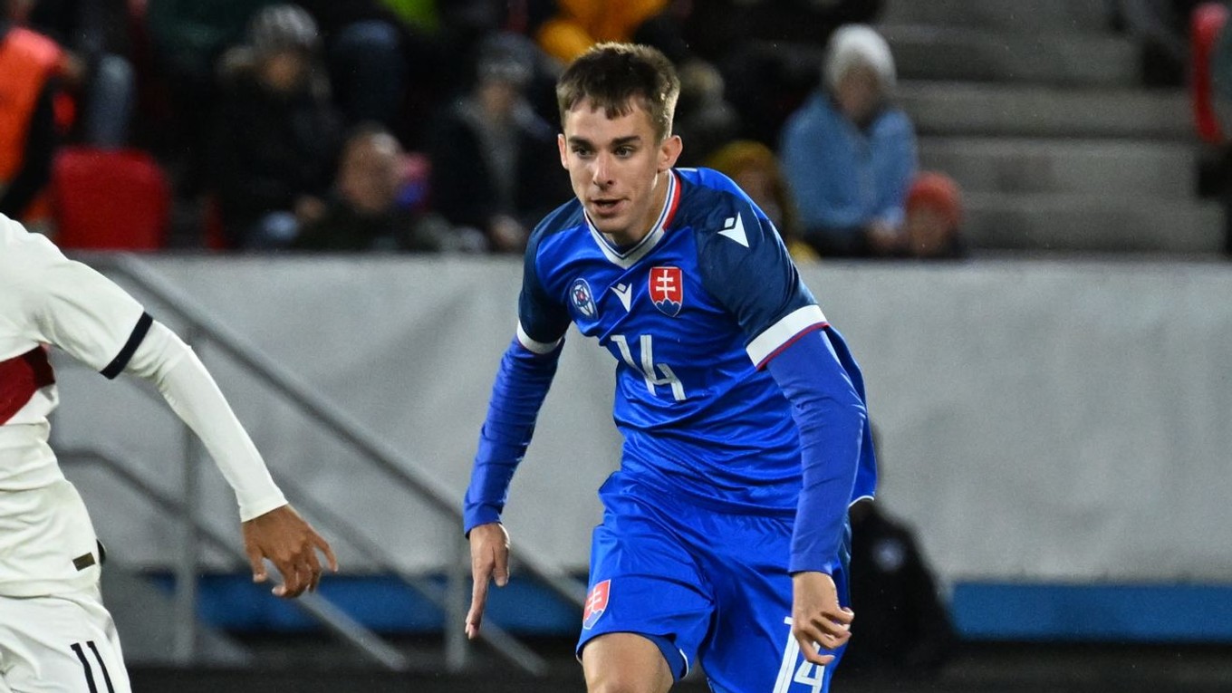 Mário Sauer v drese slovenskej dvadsaťjednotky.