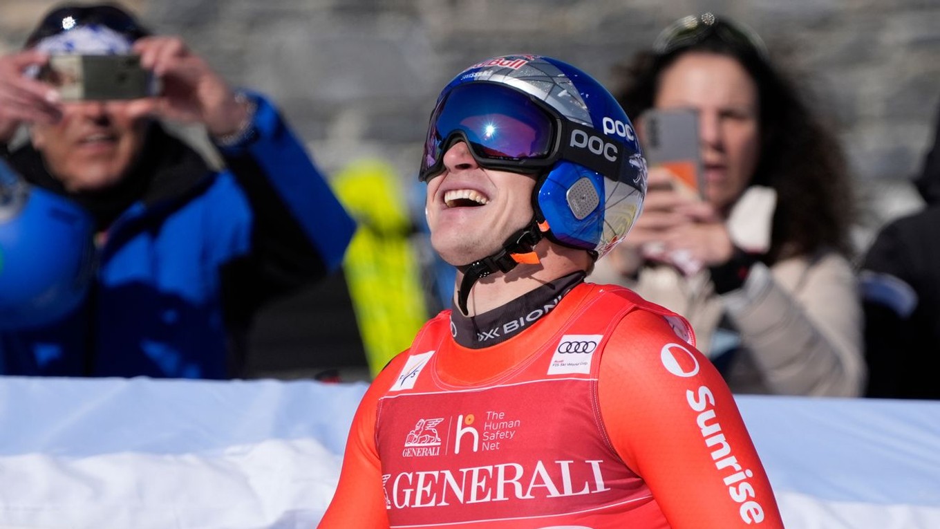 Švajčiarsky lyžiar Marco Odermatt.