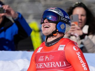 Švajčiarsky lyžiar Marco Odermatt.