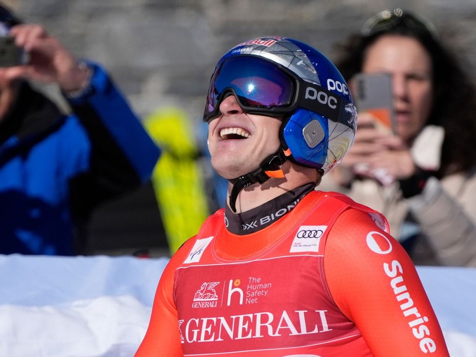 Švajčiarsky lyžiar Marco Odermatt.