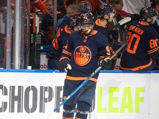 Evander Kane v drese Edmontonu Oilers.