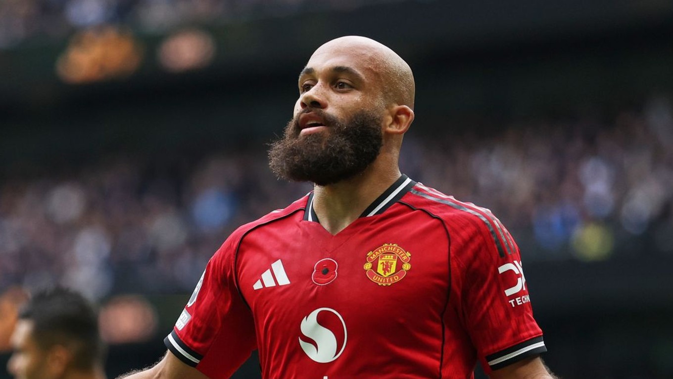 Hráč Manchesteru United Bryan Mbeumo.