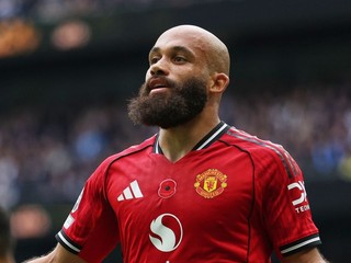 Hráč Manchesteru United Bryan Mbeumo.