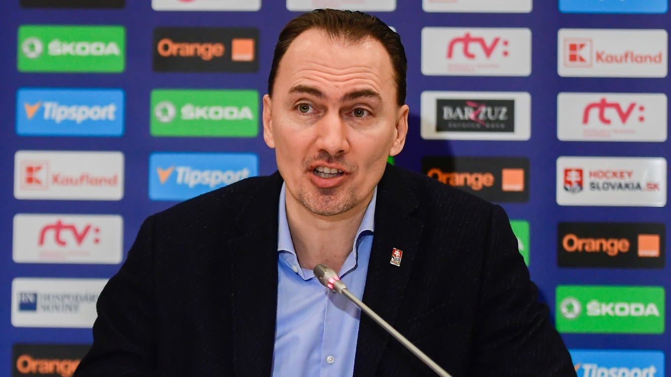 Generálny manažér slovenskej hokejovej reprezentácie Miroslav Šatan. 