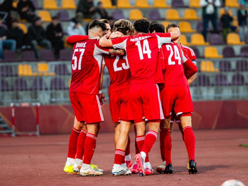 Gólová radosť futbalistov Banskej Bystrice.