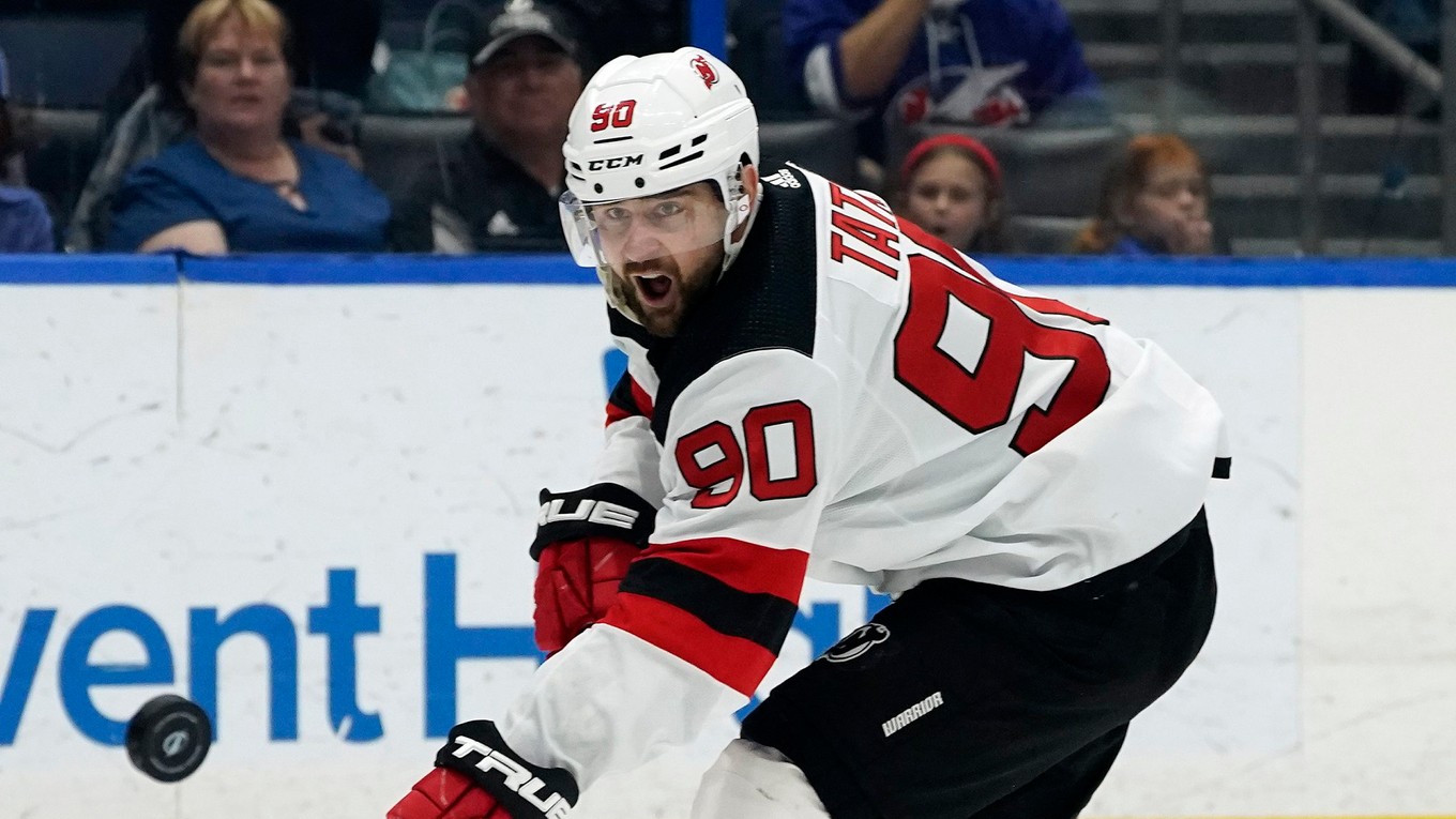 Tomáš Tatar v drese New Jersey Devils.