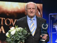 Jozef Plachý počas slávnostného vyhlásenia ankety Športovec roka 2019.