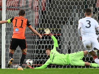 Momentka zo zápasu Spartak Trnava - MFK Ružomberok.