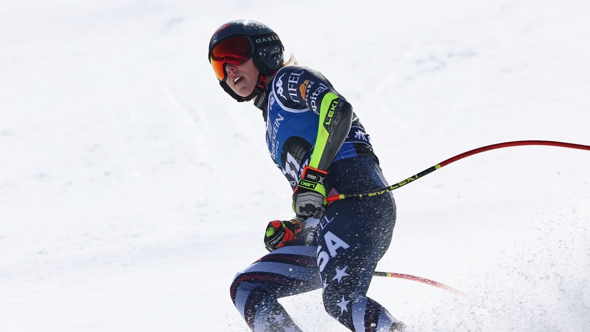 Americká lyžiarka Mikaela Shiffrinová.