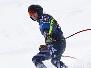 Americká lyžiarka Mikaela Shiffrinová.