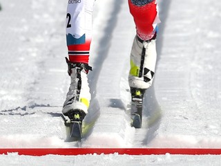 Beh na lyžiach - ilustračný záber