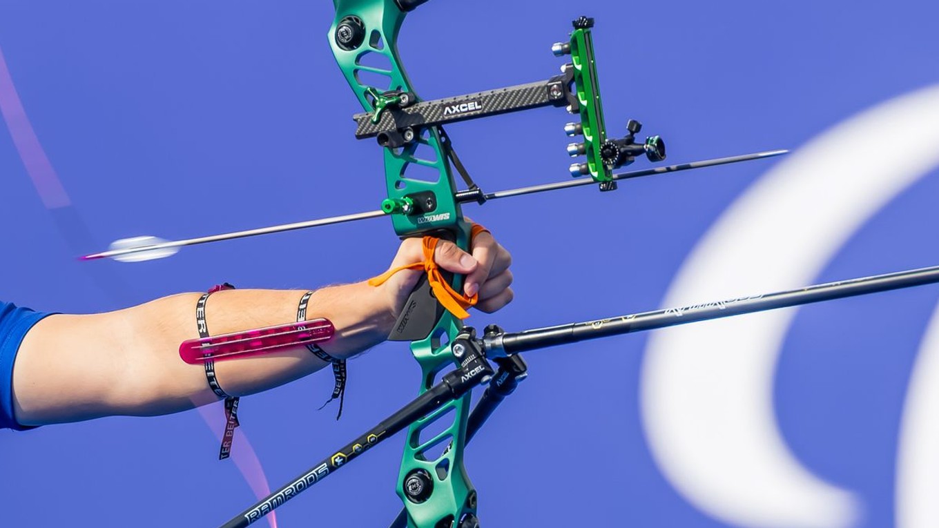 Na snímke slovenský reprezentant v paralukostreľbe Dávid Ivan počas šestnásťfinále v olympijskom luku na XVII. paralympijských hrách v Paríži 4. septembra 2024. FOTO TASR/SPV/Roman Benický

- šport
- leto
- paralympiáda
- letné
- paralympijské
- hry
- Francúzsko
- Paríž
- PH2024
- slovaciká
- paralukostreľba
- muži
- lukostreľba