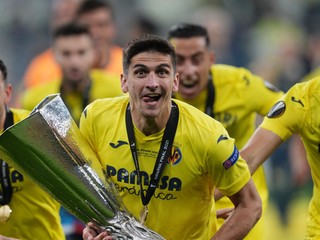 Hráči FC Villarreal vyhrali Európsku ligu 2020/2021.