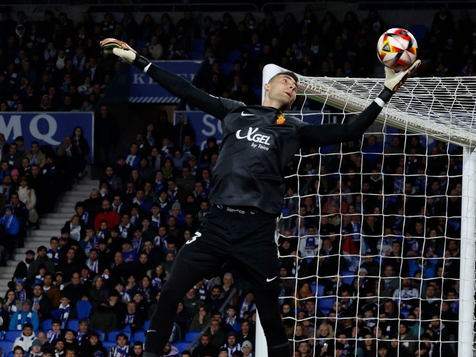 Dominik Greif v drese RCD Mallorca.