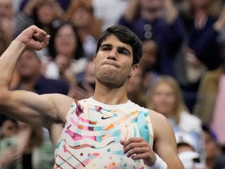 Španielsky tenista Carlos Alcaraz na US Open 2023.