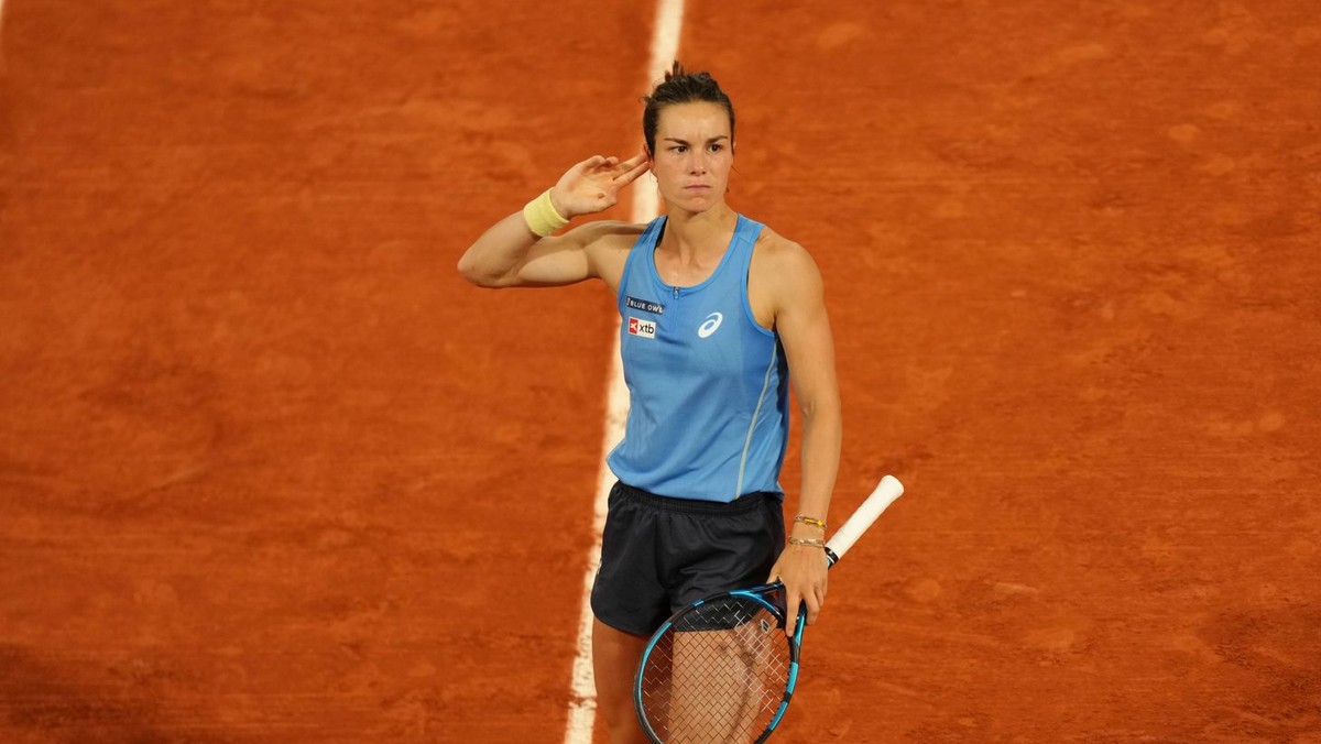 Lois Boissonová na Roland Garros 2025.