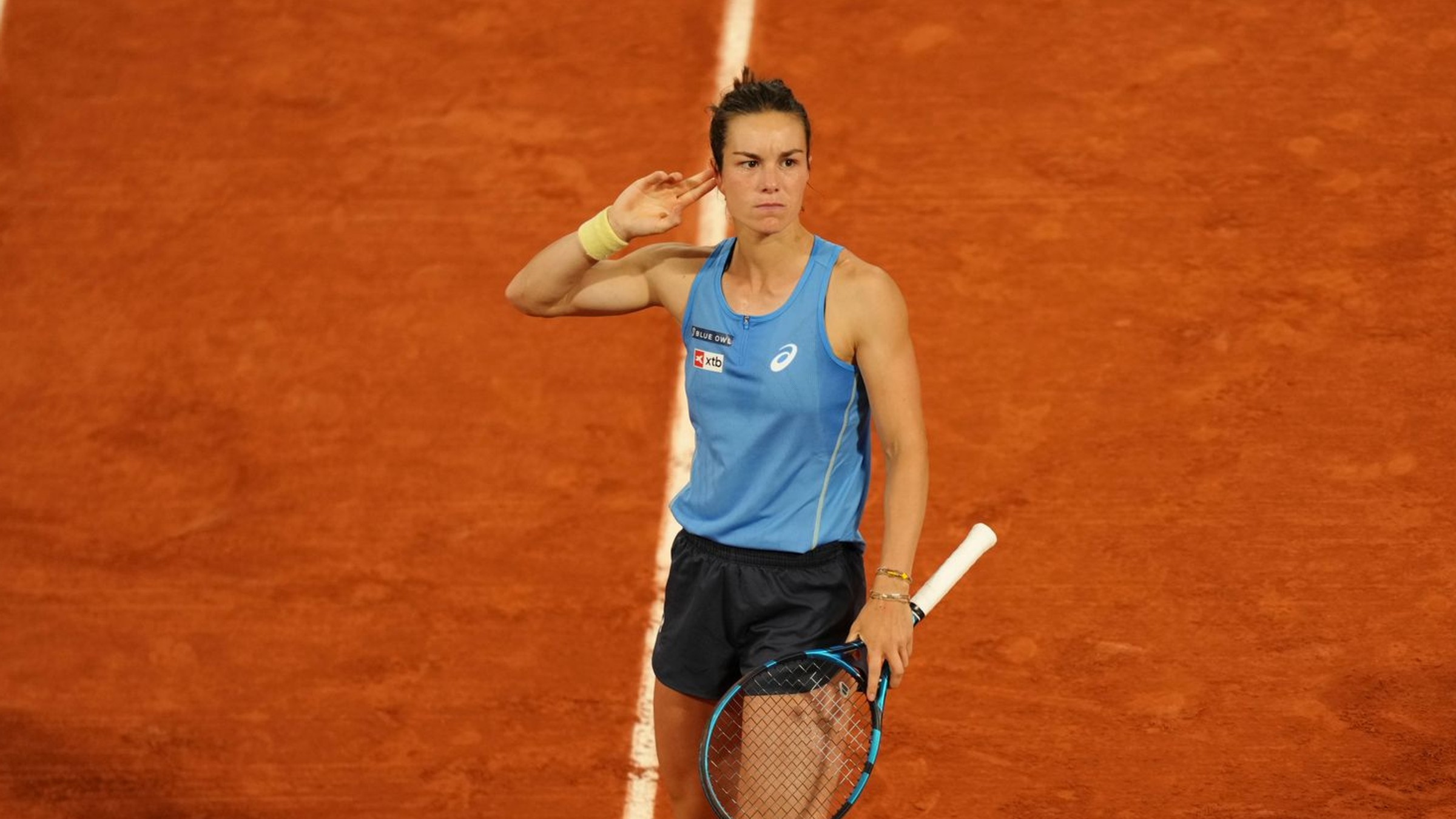 Lois Boissonová na Roland Garros 2025.