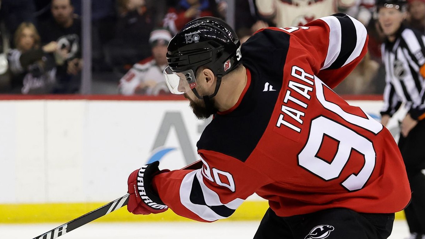 Tomáš Tatar v drese New Jersey Devils.