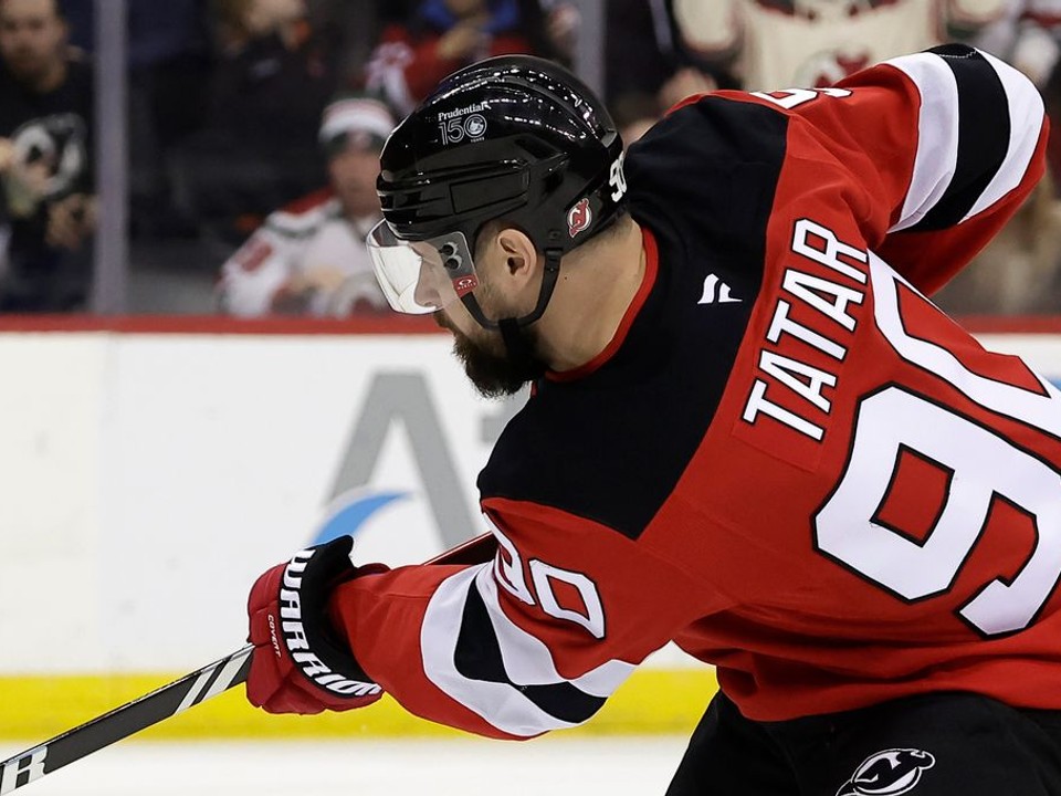 Tomáš Tatar v drese New Jersey Devils.