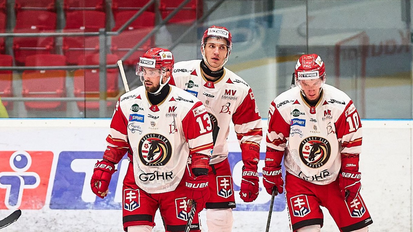 Hokejisti HC Prešov.