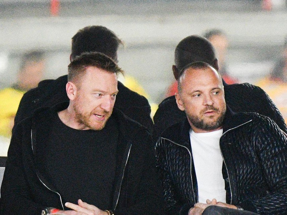 Marián Hossa a Marián Gáborík.
