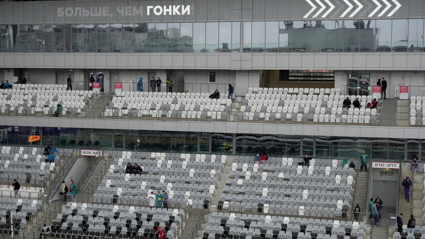 Diváci na F1 Veľkej cene Ruska 2021.