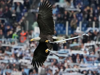 Orol na zápase Lazio Rím. 