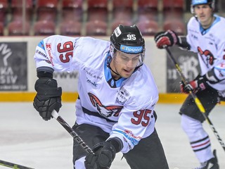 Andrej Šťastný v drese HC '05 Banská Bystrica.