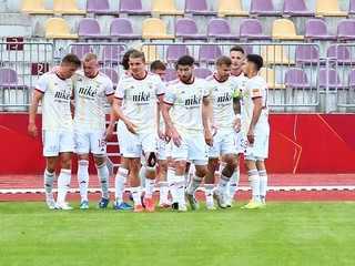 Futbalisti MFK Ružomberok.