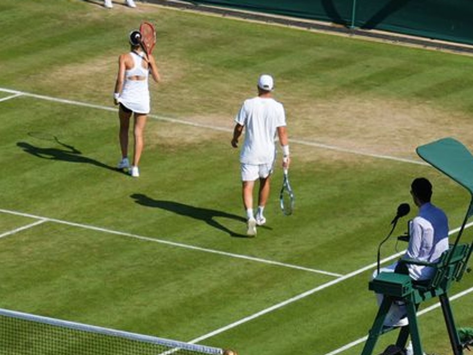 Slovensko-britský pár Tereza Mihalíková, Lloyd Glasspool. 