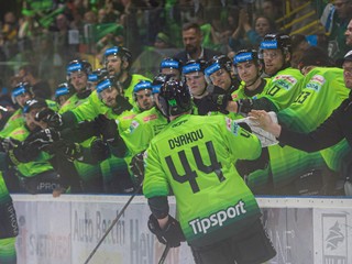 Hráči Žiliny sa radujú z gólu