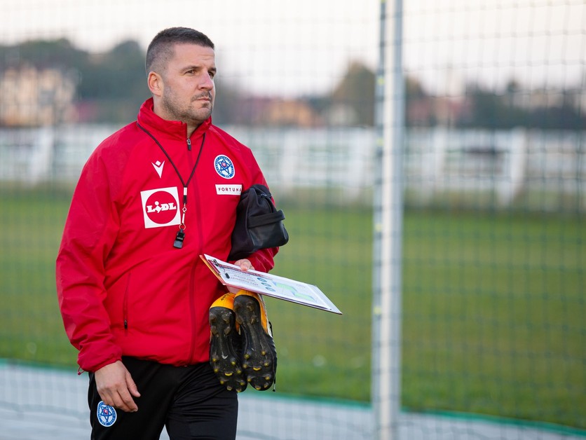 Martin Žamba na tréningu reprezentácie do 17 rokov v Šamoríne pred 1. fázou kvalifikácie ME 2025 (24.10.2024)