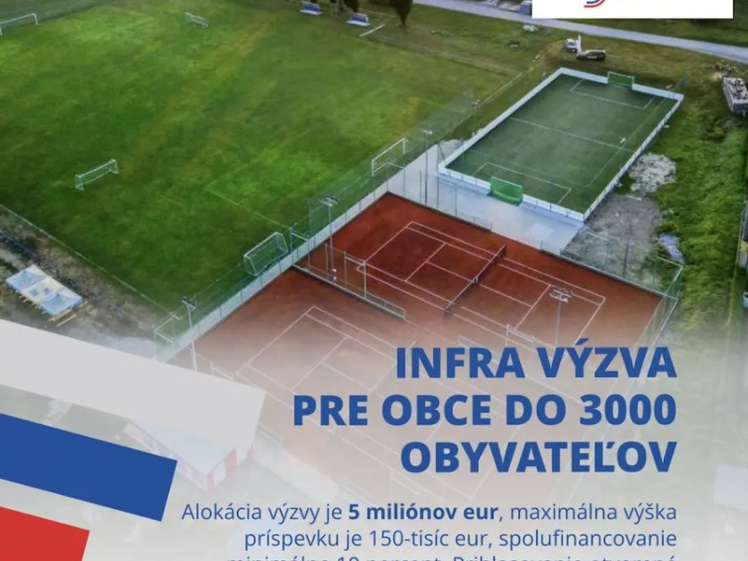 Infra výzva pre obce do 3000 obyvateľov