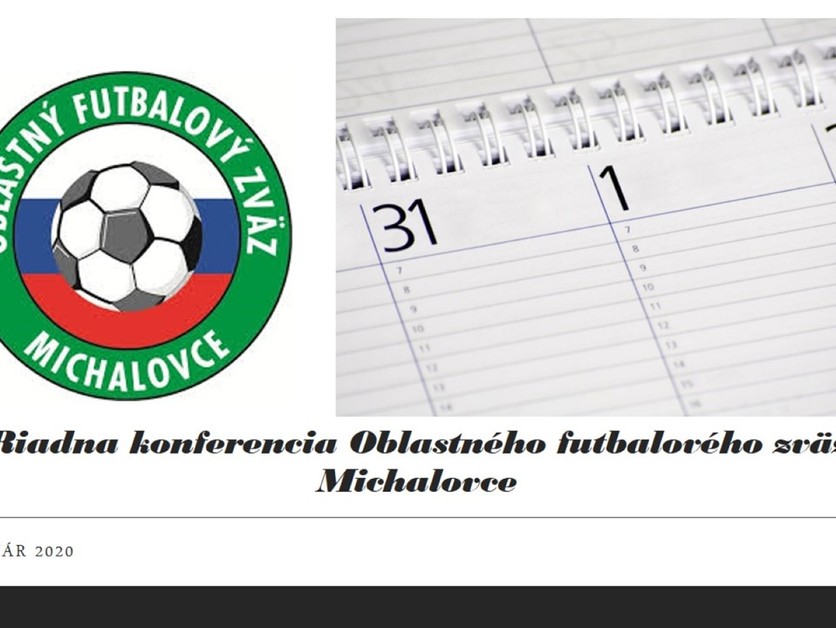 Program 6. zasadnutia Riadnej konferencie Oblastného futbalového zväzu Michalovce 2022 - 2025 dňa 4.7.2024
