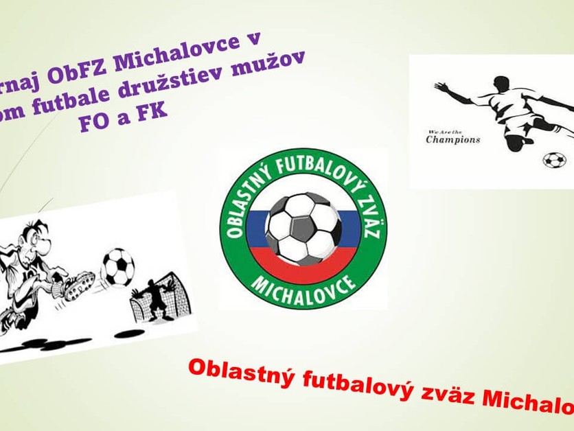 17. ročník "Turnaja ObFZ Michalovce v halovom futbale družstiev mužov" - Záväzná prihláška