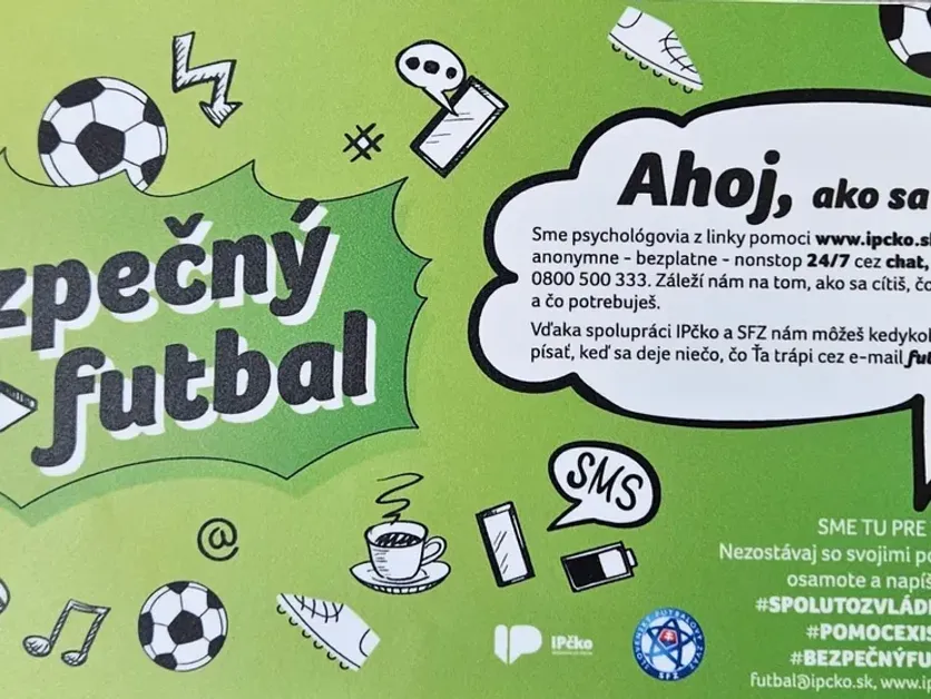 SFZ – Obnovená spolupráca SFZ a Ipčka v rámci projektu „Bezpečný futbal pre deti“
