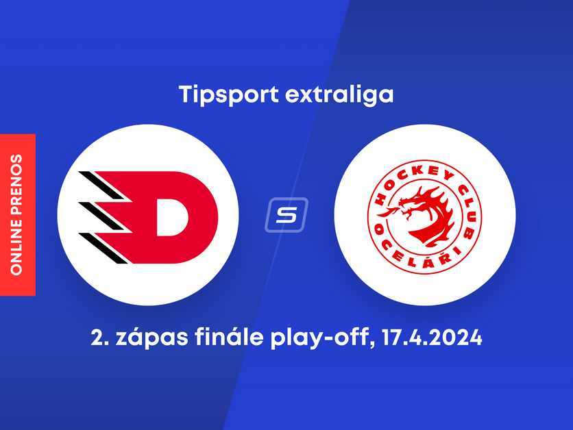 HC Dynamo Pardubice - HC Oceláři Třinec: ONLINE prenos z finále play-off Tipsport extraligy.