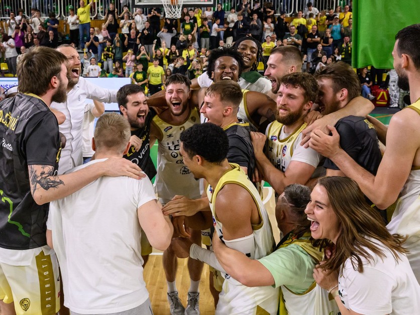 Basketbalisti klubu Patrioti Levice.