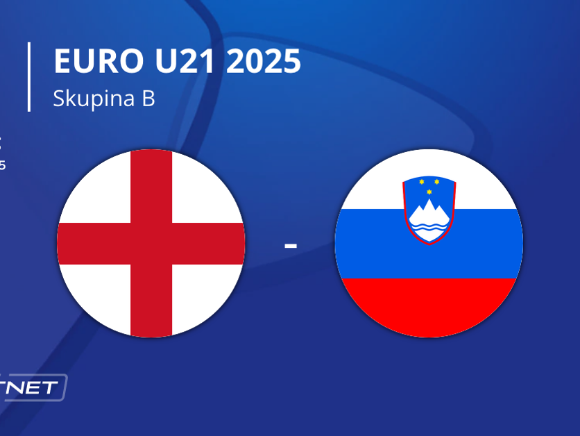 Anglicko - Slovinsko: ONLINE prenos zo zápasu na EURO U21 2025 (ME vo futbale do 21 rokov) na Slovensku.