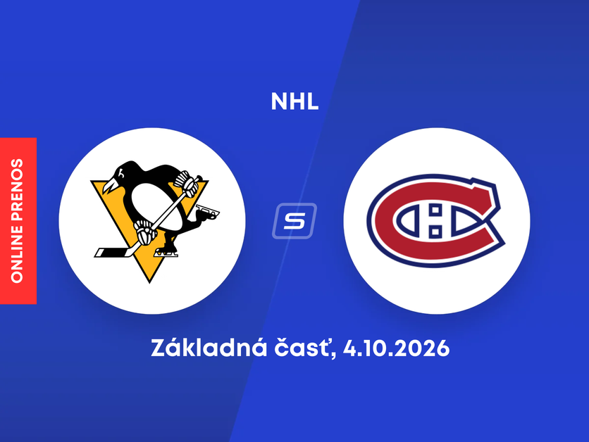 Pittsburgh Penguins - Montreal Canadiens: ONLINE prenos zo zápasu NHL.