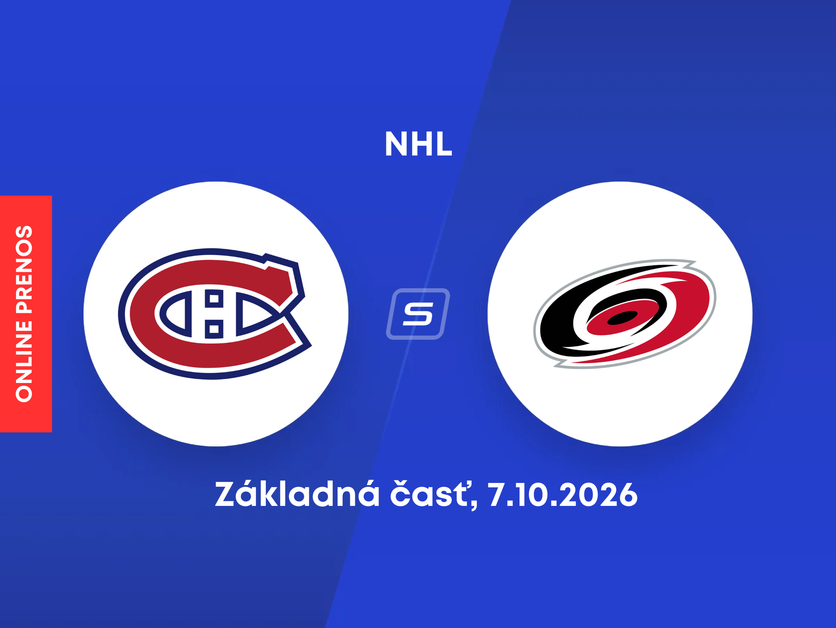 Montreal Canadiens - Carolina Hurricanes: ONLINE prenos zo zápasu NHL.