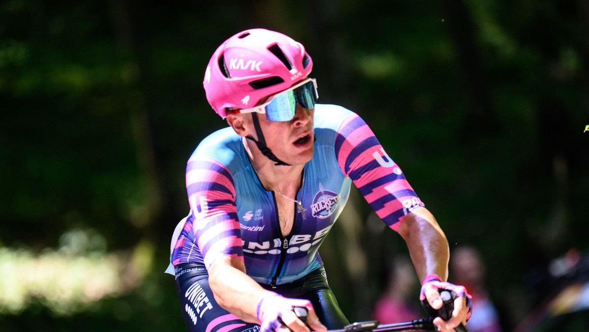 Slovenský cyklista Lukáš Kubiš.