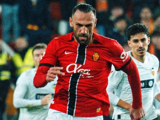 Momentka zo zápasu Valencia - Mallorca.